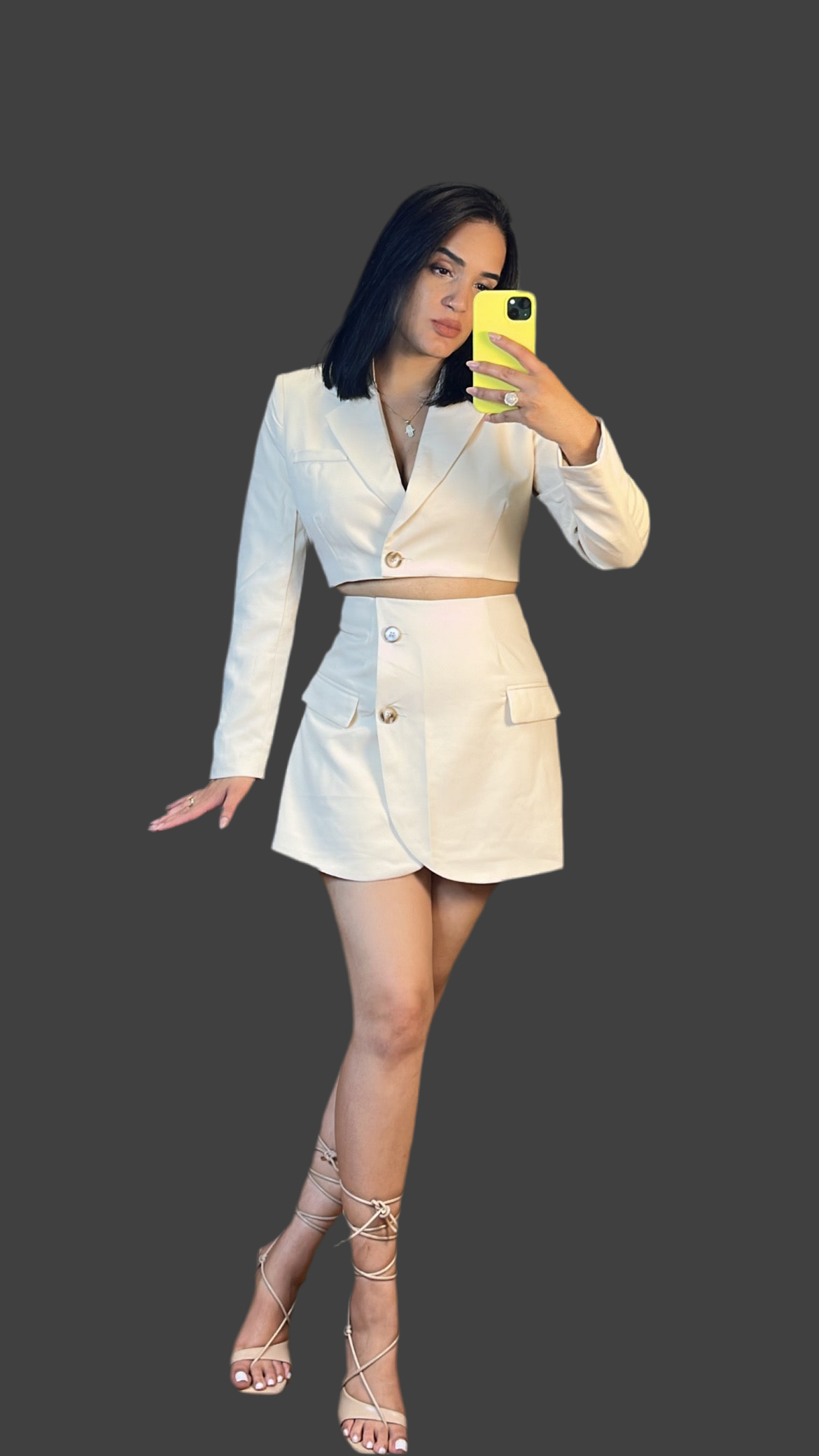 Short skirt set