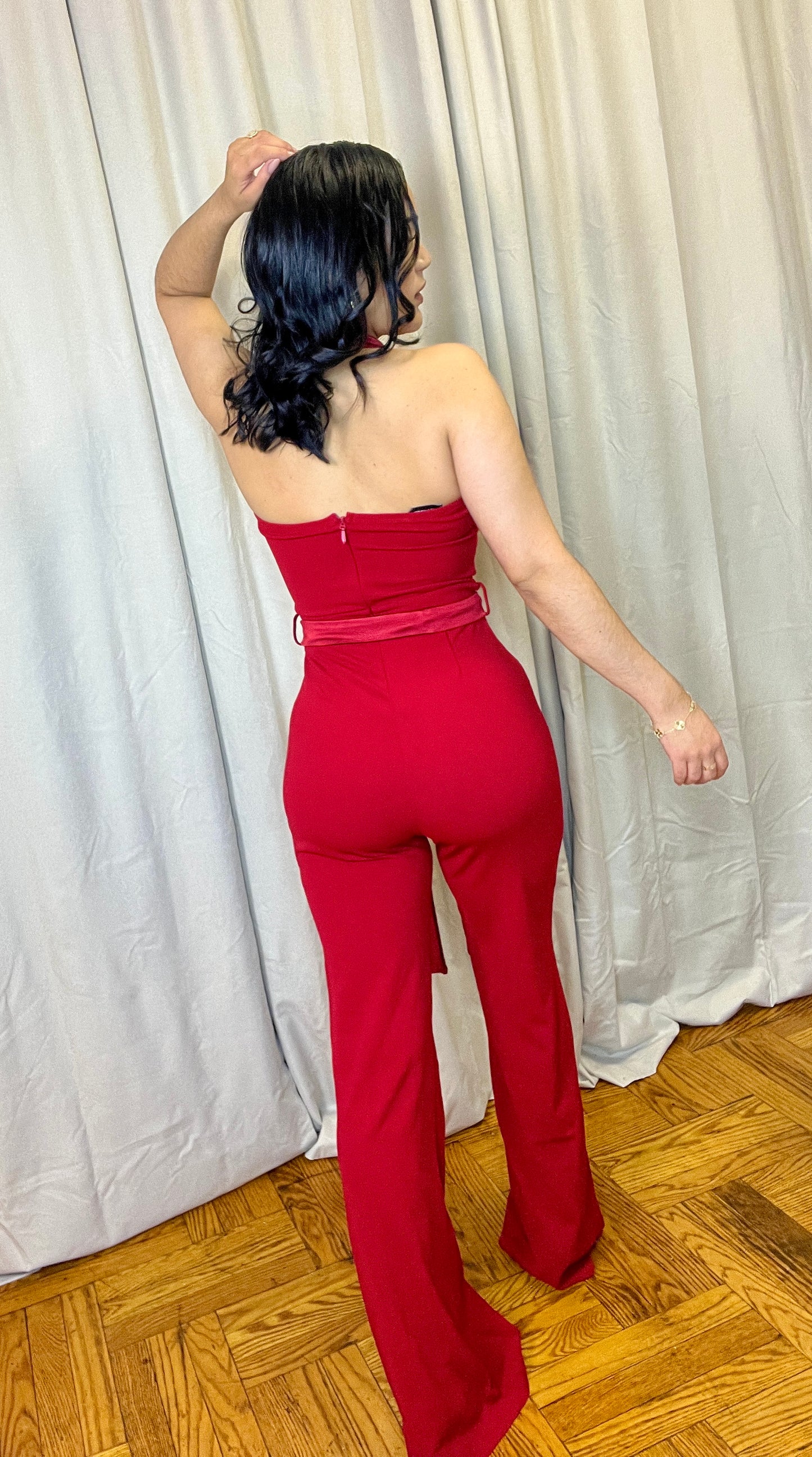 Ali Red Jumpsuit