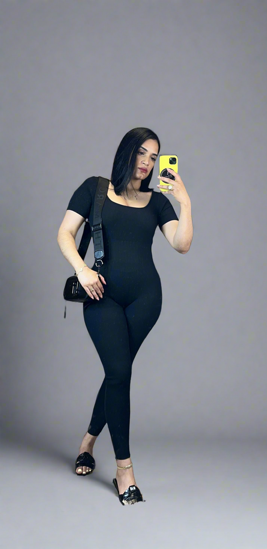 Black jumpsuit